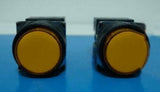 Omron button switch A16L-TYM-12-2 with lamp