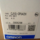OMRON CJ1GCPU42H CJ1G-CPU42H PLC CPU 64K WORDS, 10K STEPS PROGRAM, 24V DC