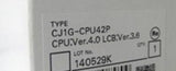 OMRON PLC programmable controller module CJ1G-CPU42P
