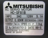 Mitsubishi servo motor HC-SF81B