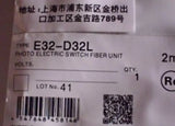 Omron Photoelectric Switch Fiber Unit E32-D32L