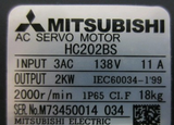 Mitsubishi AC Servo Motor HC202BS