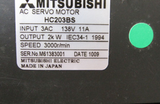 Mitsubishi Servo Motor HC203BS Without Encoder