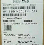 Siemens M440 6SE6440-2UE31-1CA1 380V 11KW #017