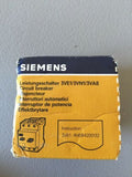 SIEMENS MOTOR STARTER PROTECTOR 3VE1000-2L