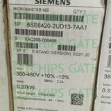 Siemens Inverter 380V/0.37KW MM420 6SE6 420-2UD13-7AA1 Fast Ship