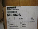 Siemens TEC room Temperature Sensor 550-660A FREE SHIPPING